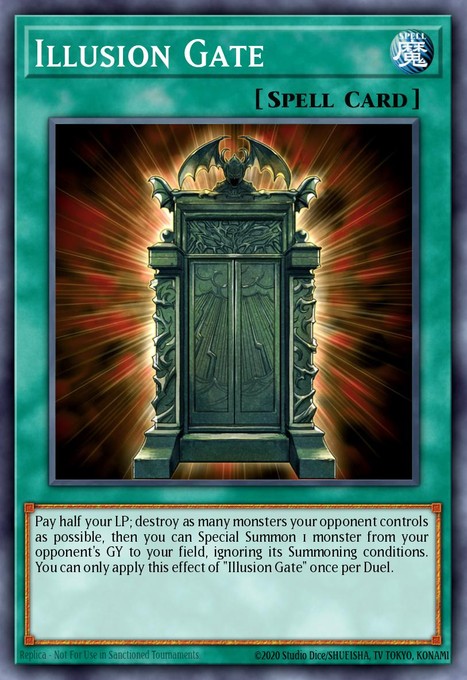 Illusion Gate MZMU-EN023 card from Maze of Muertos