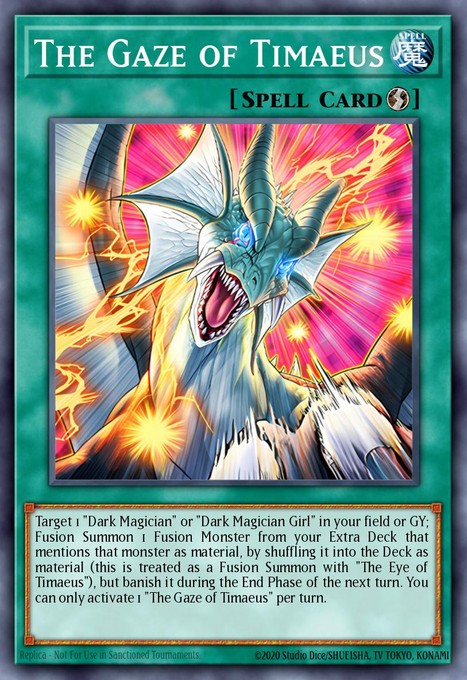 The Gaze of Timaeus MZMU-EN013 card from Maze of Muertos