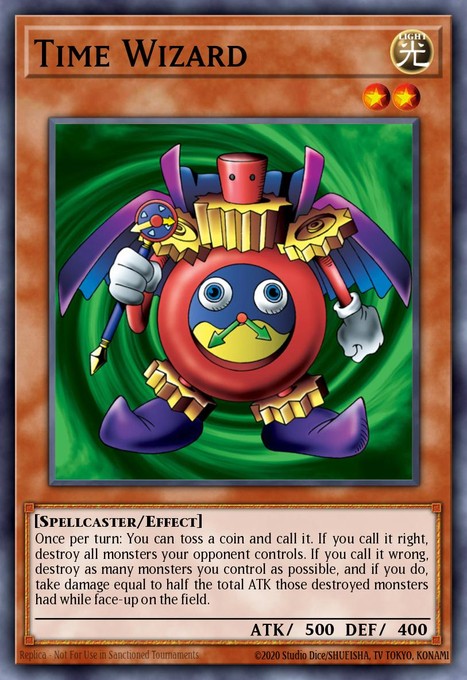 Time Wizard MRD-065 card from Metal Raiders