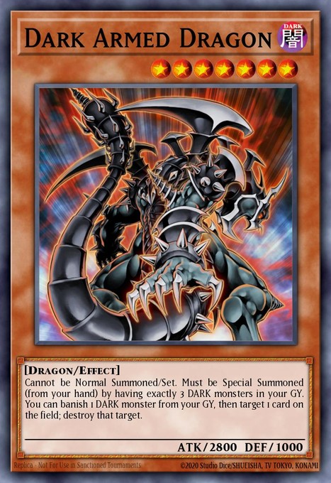 Dark Armed Dragon PTDN-EN019 card from Phantom Darkness