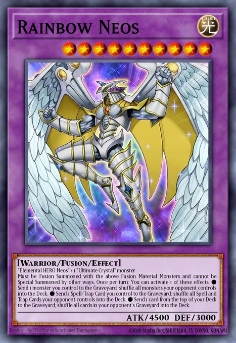 Rainbow Neos PTDN-EN044 card from Phantom Darkness