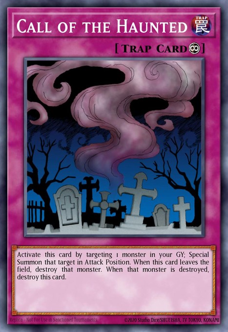 Call Of The Haunted PSV-012 card from Pharaoh's Servant