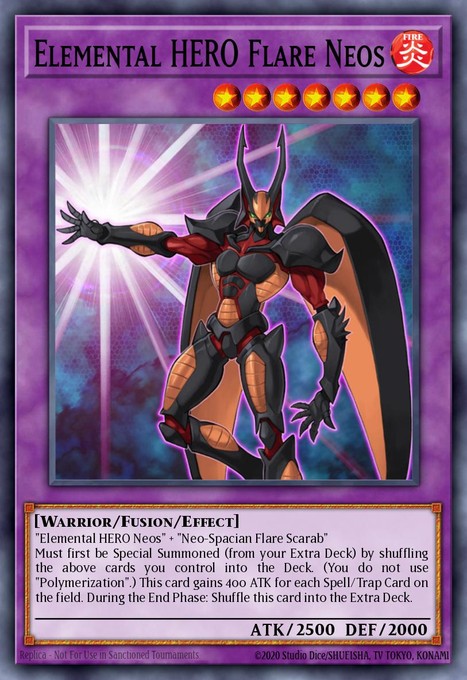 Elemental Hero Flare Neos (UTR) POTD-EN032 card from Power of the Duelist