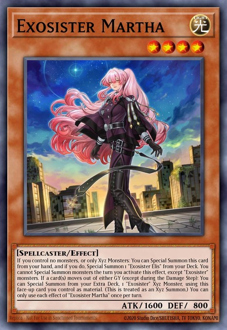 Exosister Martha (Starlight Rare) POTE-EN025 card from Power of the Elements
