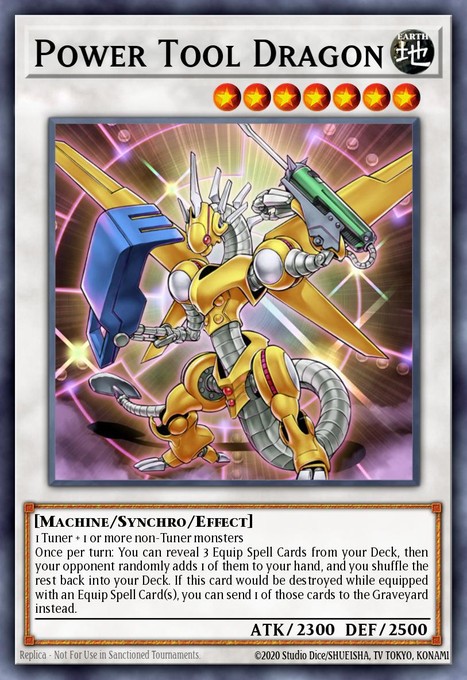 Power Tool Dragon (UTR) RGBT-EN042 card from Raging Battle