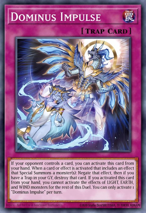 Dominus Impulse (Collector's Rare) RA05-EN080 card from Rarity Collection 5
