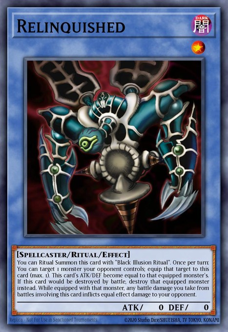 Relinquished RP01-EN054 card from Retro Pack