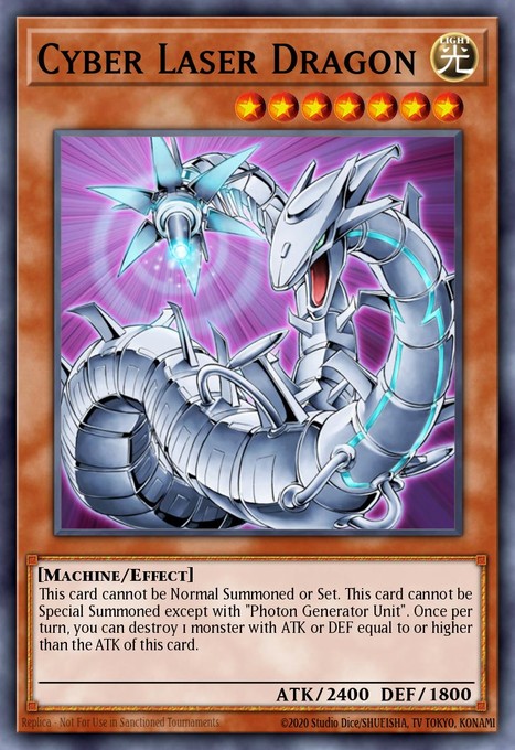 Cyber Laser Dragon (UTR) SOI-EN007 card from Shadow of Infinity