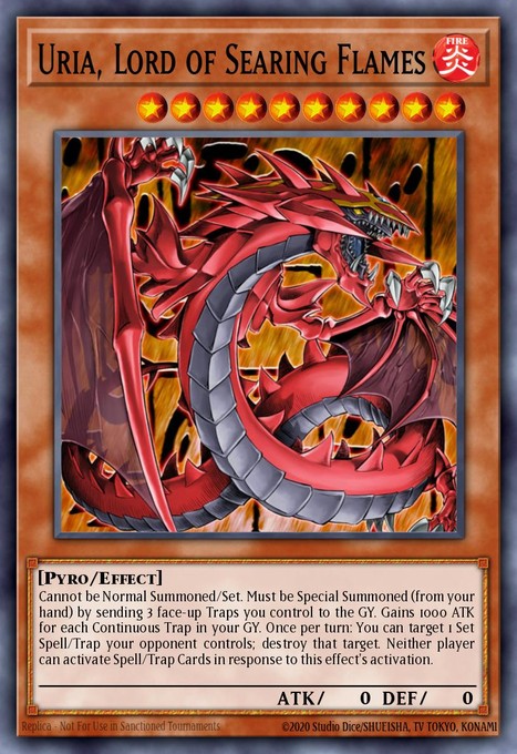 Uria, Lord of Searing Flames (UTR) SOI-EN001 card from Shadow of Infinity