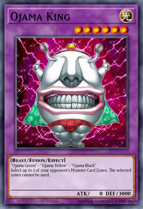 Ojama King (UTR) SOD-EN034 card from Soul of the Duelist