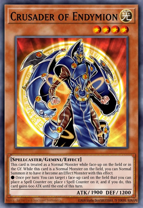Crusader of Endymion (UTR) SOVR-EN030 card from Stardust Overdrive