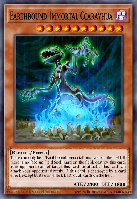 Earthbound Immortal Ccarayhua (UTR) SOVR-EN024 card from Stardust Overdrive