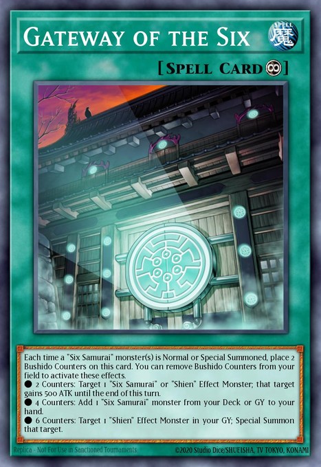 Gateway of the Six SOVR-EN089 card from Stardust Overdrive