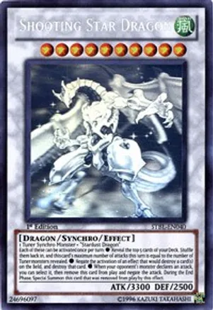Shooting Star Dragon (Ghost Rare) STBL-EN040 card from Starstrike Blast