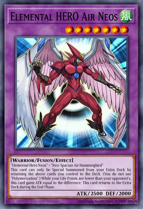 Elemental Hero Air Neos STON-EN034 card from Strike of Neos