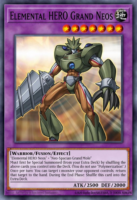 Elemental Hero Grand Neos (UTR) STON-EN035 card from Strike of Neos