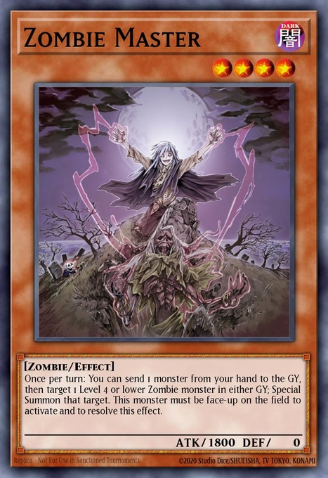 Zombie Master (UTR) TAEV-EN039 card from Tactical Evolution