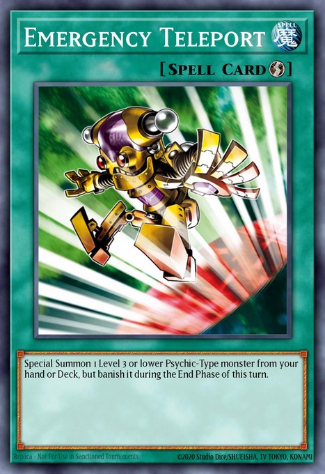 Emergency Teleport (UTR) TDGS-EN053 card from The Duelist Genesis