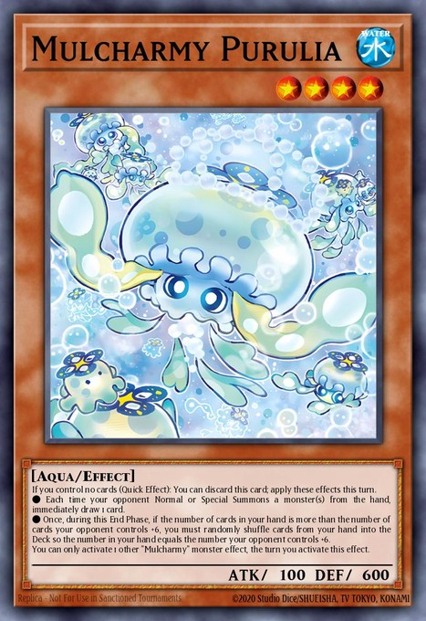 Mulcharmy Purulia (Quarter Century Secret Rare) INFO-EN027 card from The Infinite Forbidden