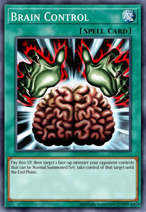 Brain Control (UTR) TLM-EN038 card from The Lost Millennium