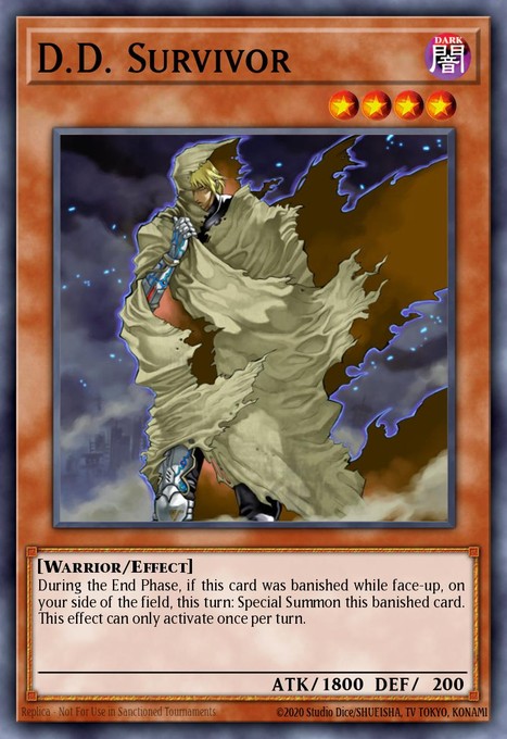 D.D. Survivor (UTR) TLM-EN023 card from The Lost Millennium