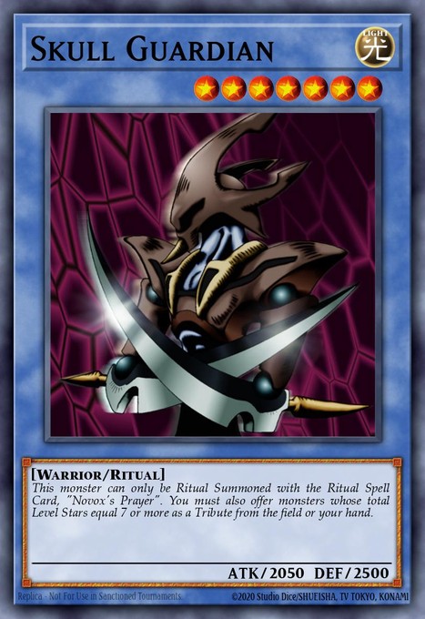 Skull Guardian TP2-007 card from Tournament Pack 2