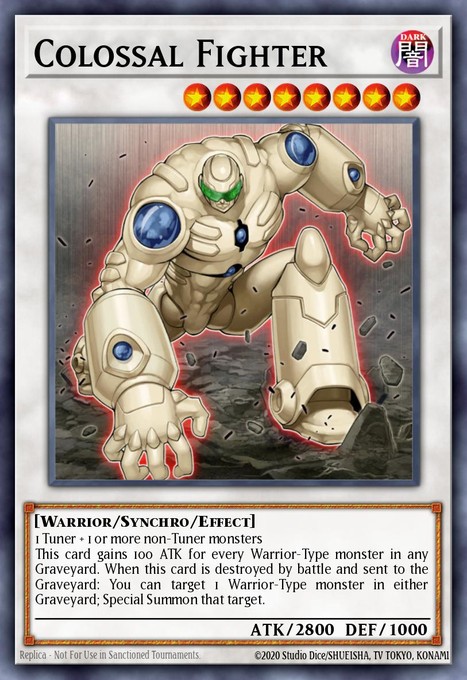 Colossal Fighter (UTR) TU05-EN000 card from Turbo Pack: Booster Five