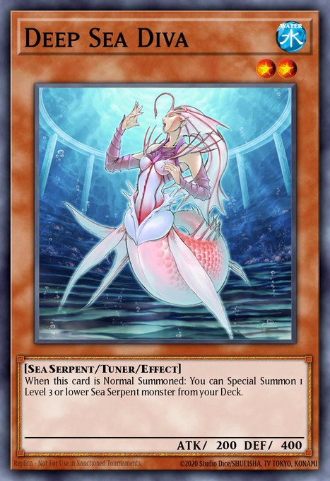 Deep Sea Diva TU04-EN004 card from Turbo Pack: Booster Four