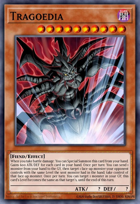 Tragoedia (UTR) TU04-EN000 card from Turbo Pack: Booster Four