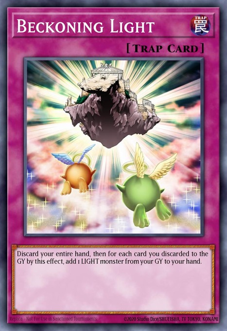 Beckoning Light TU02-EN005 card from Turbo Pack: Booster Two