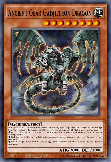 Ancient Gear Gadjiltron Dragon WCPP-EN018 card from World Championship 2010 Card Pack