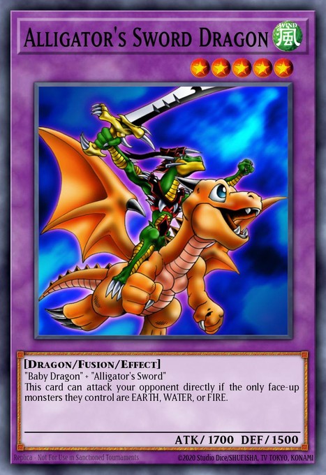 Alligator's Sword Dragon WP11-EN015 card from World Championship 2011 Card Pack