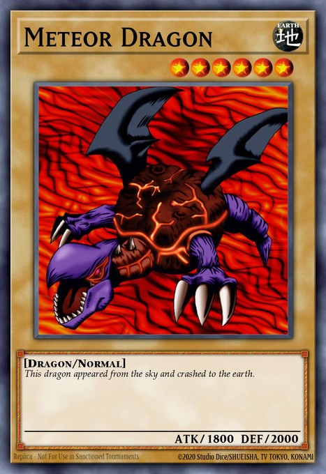 Meteor Dragon WP11-EN007 card from World Championship 2011 Card Pack