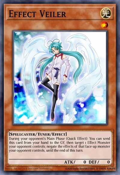 Effect Veiler 25YC-EN002 card from Yu-Gi-Oh! Championship Series 2025 Prize Cards